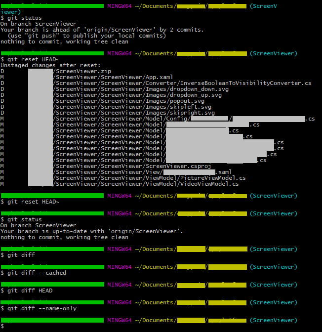 git How to restore unstaged changes Stack Overflow
