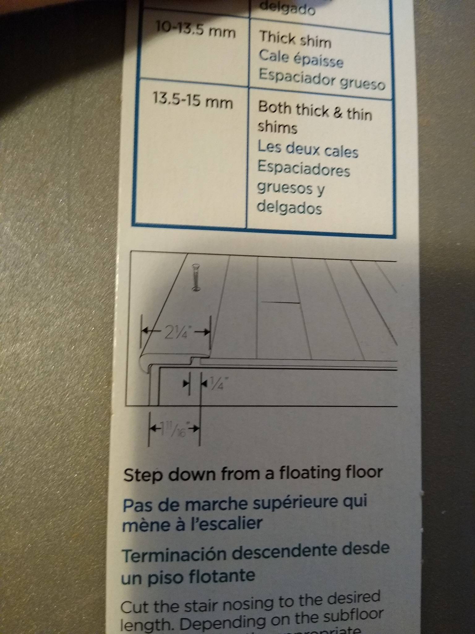 Laminate Stair Nose Installation - Home Improvement Stack Exchange