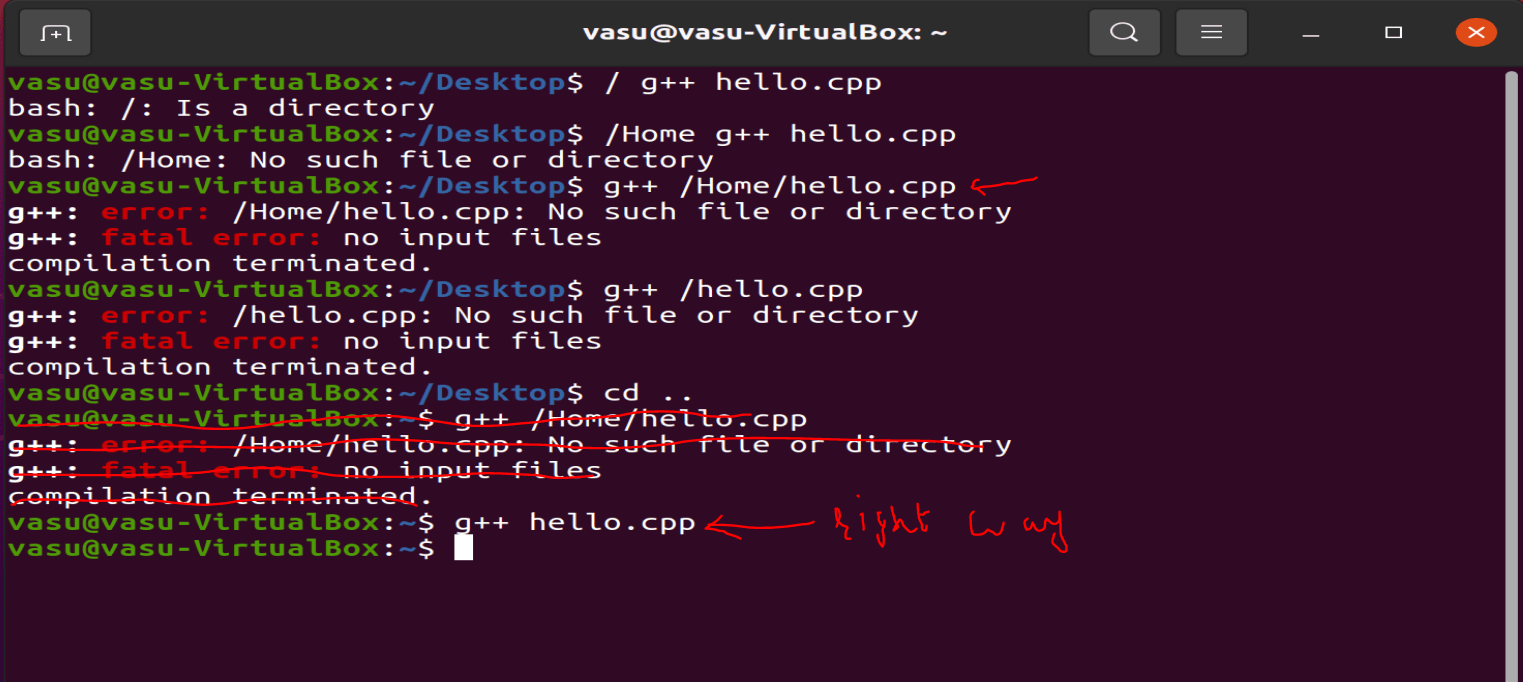 compiling gcc fatal error no input files compilation terminated