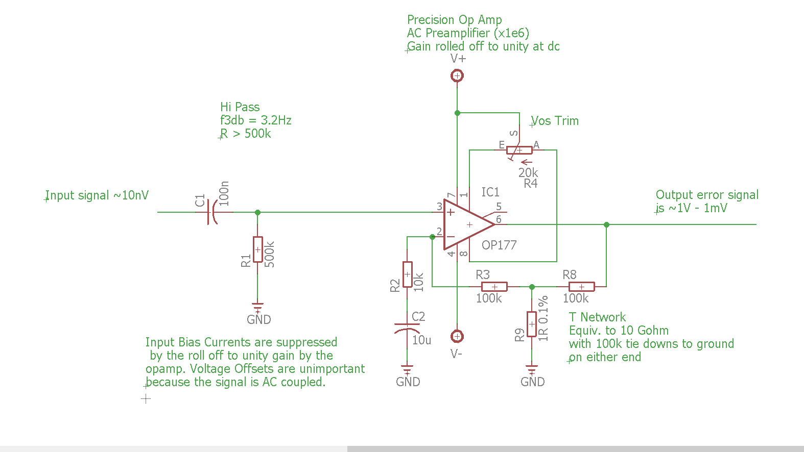 operational amplifier Do AC coupled inputs suppress voltage offsets