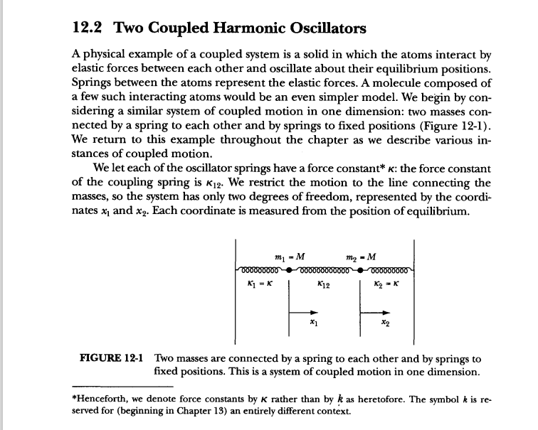 classical mechanics About a form of general solution to the coupled