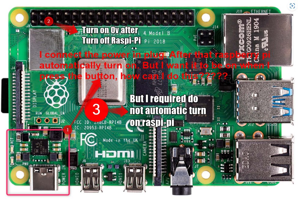pi 4 How do I prevent raspberry pi automatic turn on when I connect