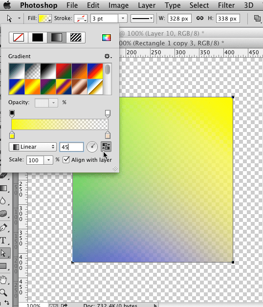 4 colors/corners gradient with Illustrator or Graphic