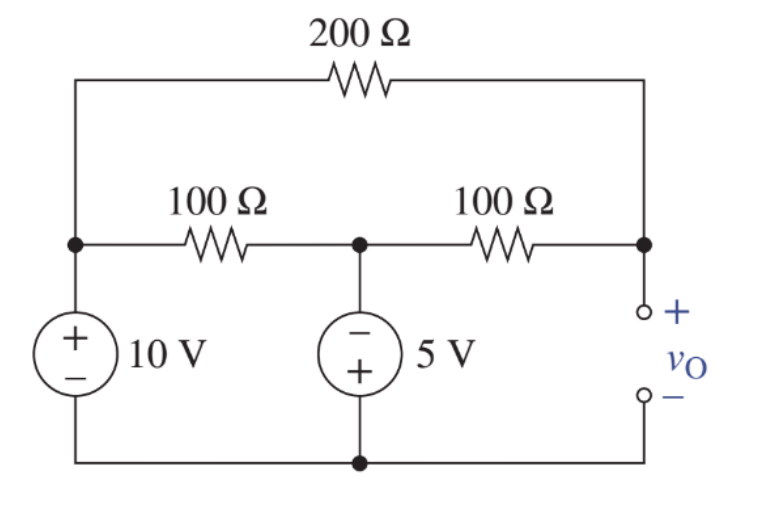 How to find the Voc of the following circuit Electrical Engineering