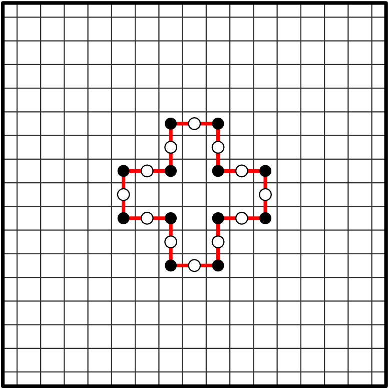 grid deduction Can you create a freefloating MASYU puzzle