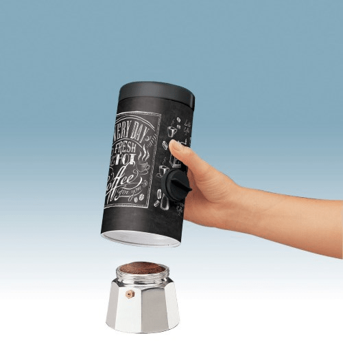 Are there any tools to help filling the moka pot with coffee and