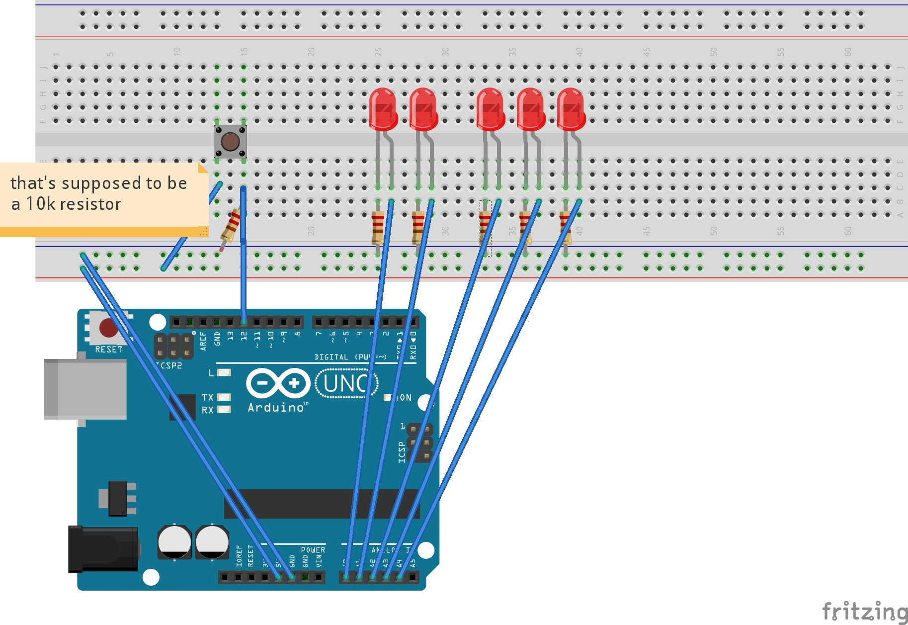 Unintended reaction Sketch makes LEDs turn on and of randomly/LEDs don