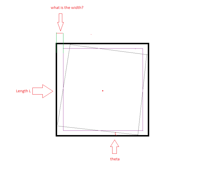 How to find the length of this geometry figure