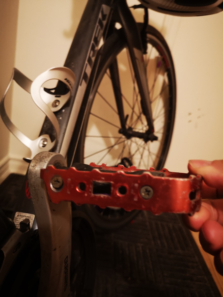 [SOLVED] Pedals wobble and click under load Bicycles