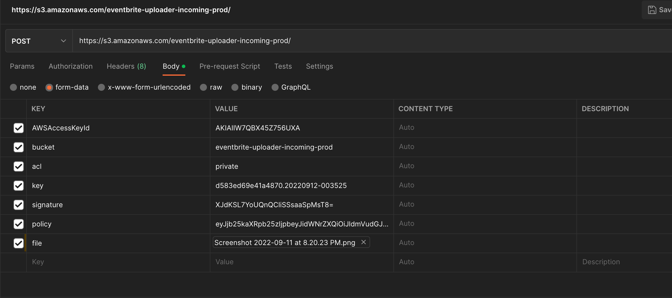 apex Sending an image as a POST request Salesforce Stack Exchange