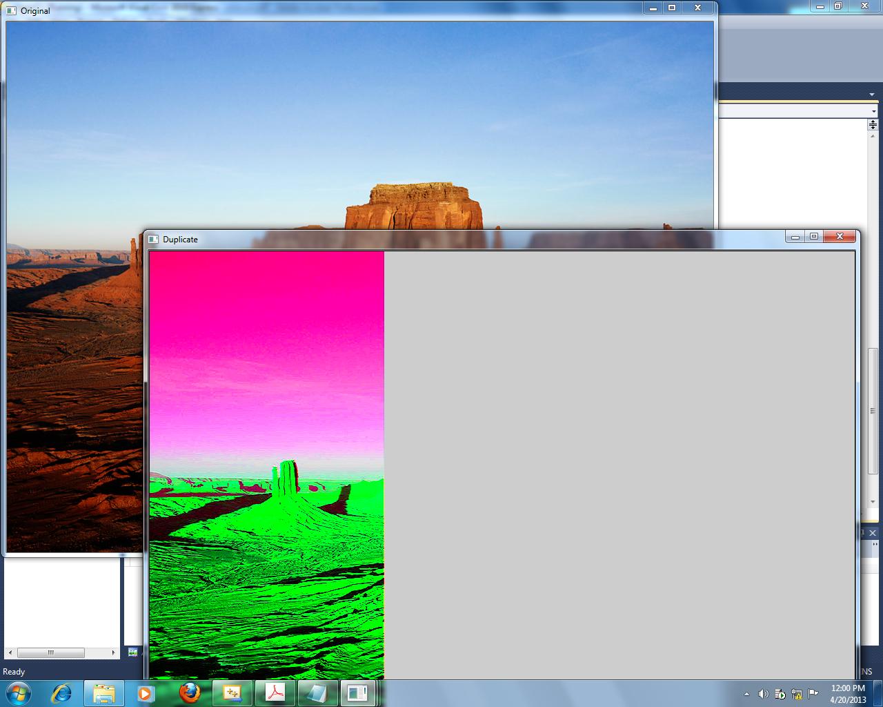 c++ Sharpening an Image Accessing neighbor pixels Stack Overflow