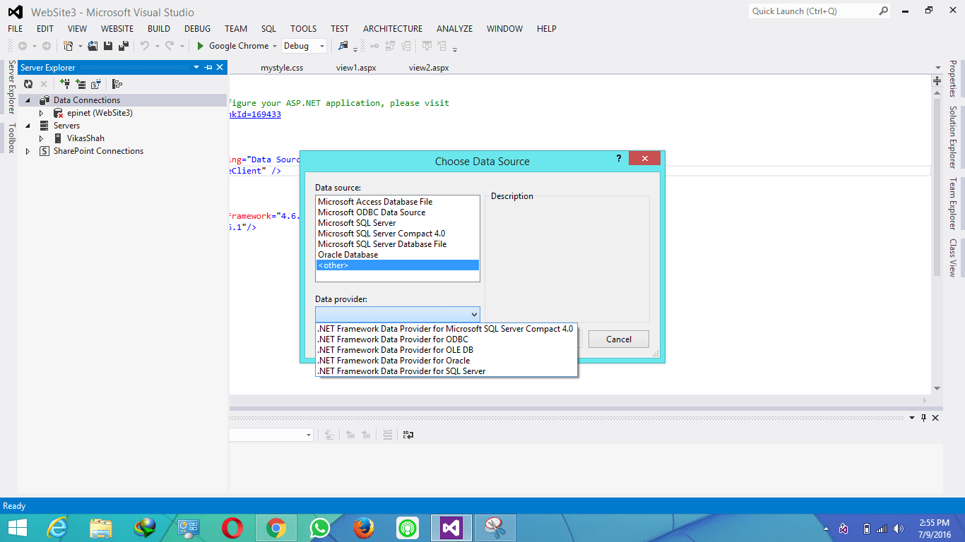 Why do I get error "ORA12154 TNScould not resolve the