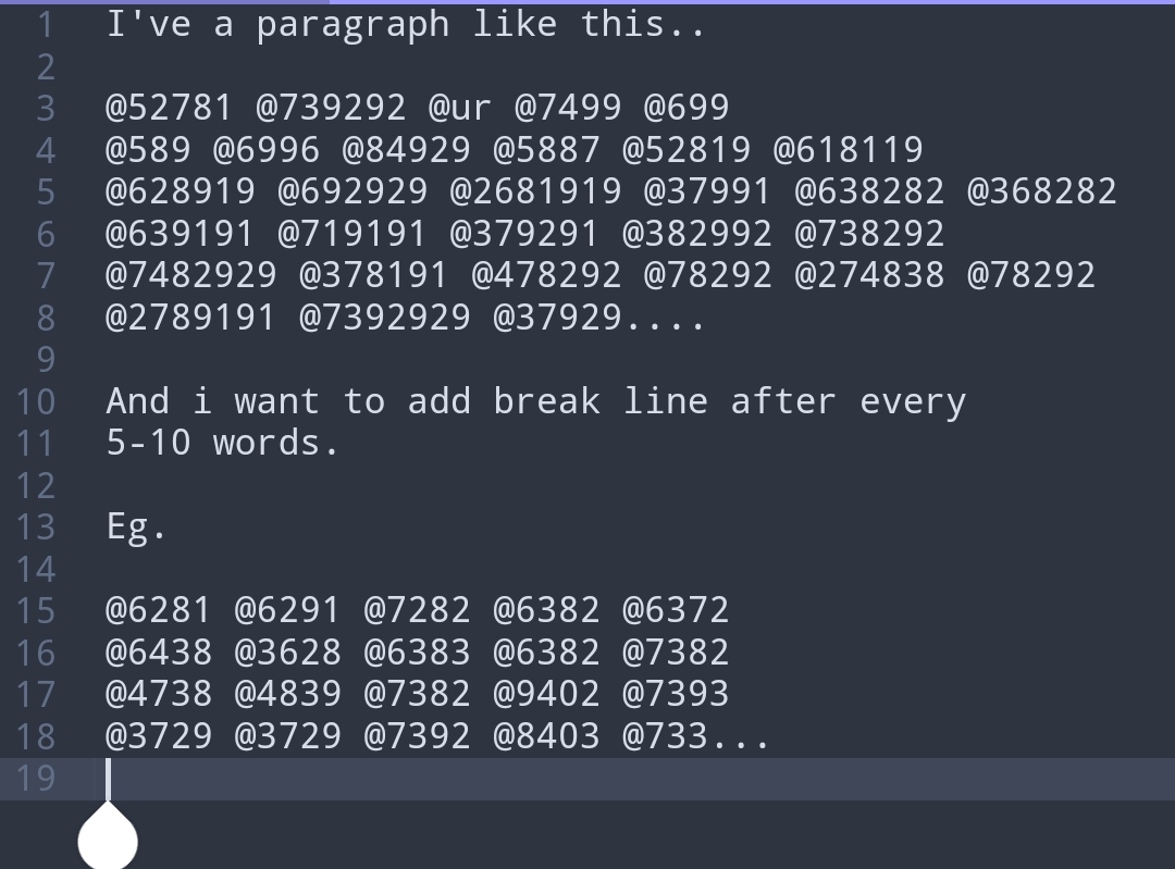Notepad++ Insert Line Break at Lucienne Rutherford blog