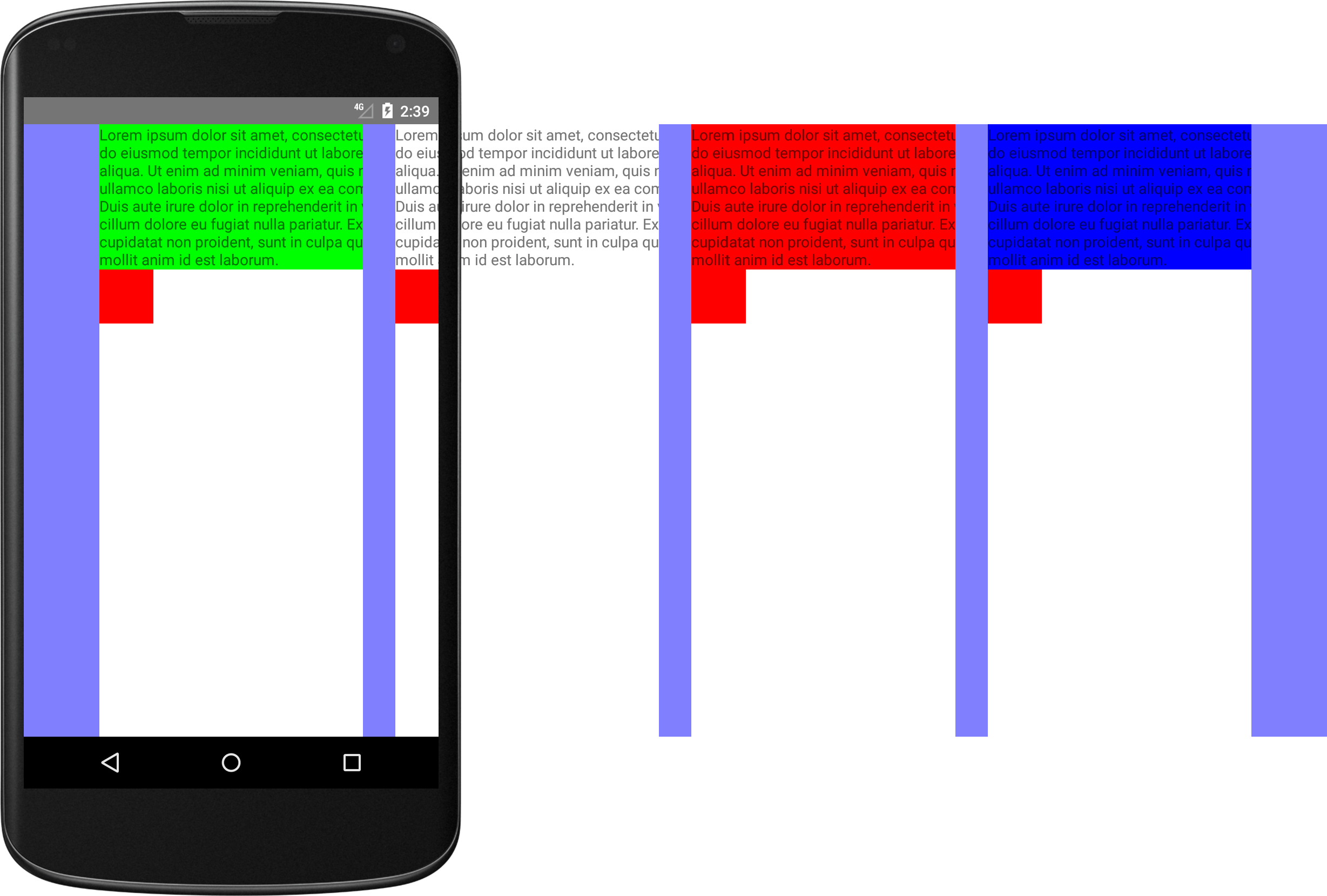 user interface How to layout React Native views hierarchy inside