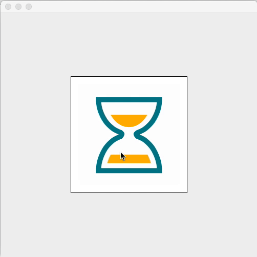 java GIF stops animating while gaming mouse is moving
