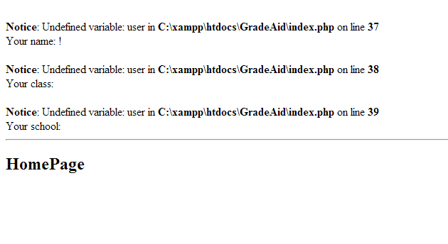 php Undefined variable user Stack Overflow