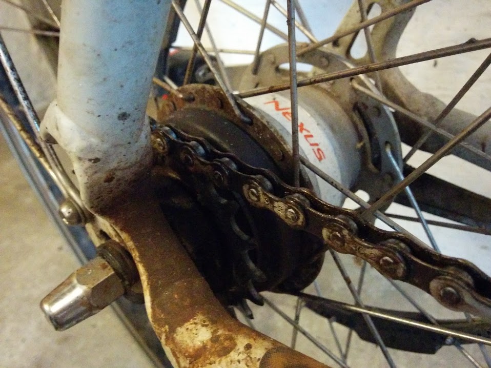 chain Possible to identify sprocket without taking the bike apart