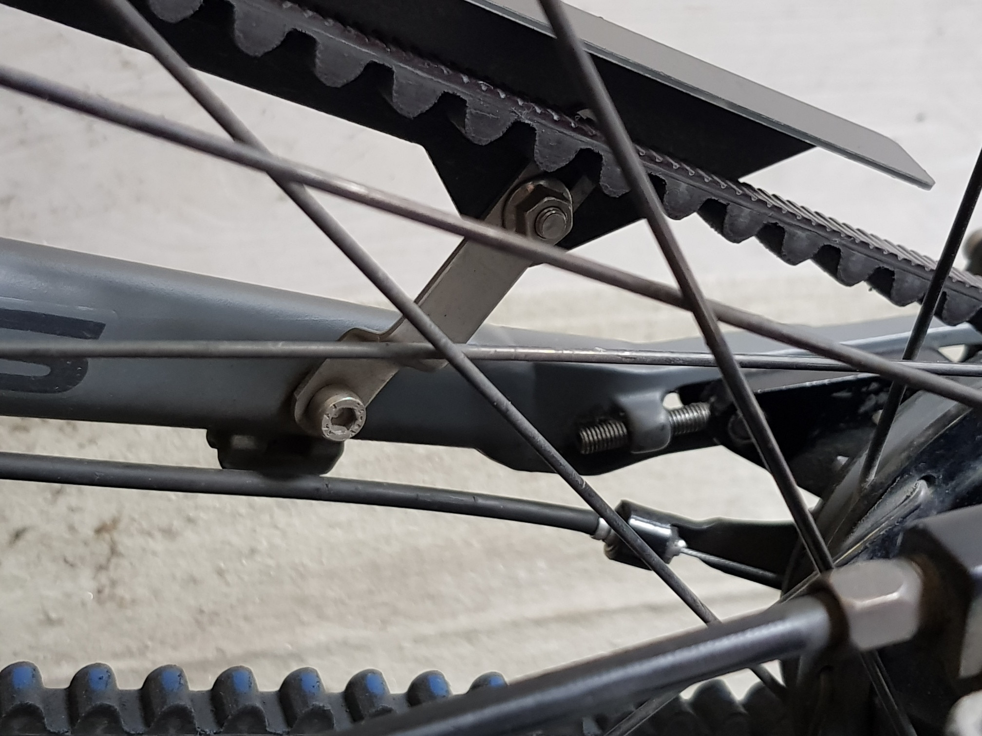 How to tighten gates belt drive on Focus 8 Bicycles Stack Exchange