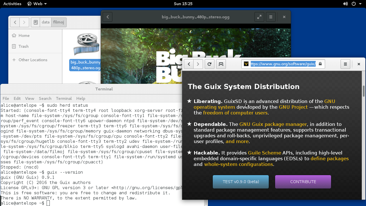 open source GNU/Linux distribution that is small and fully free/libre