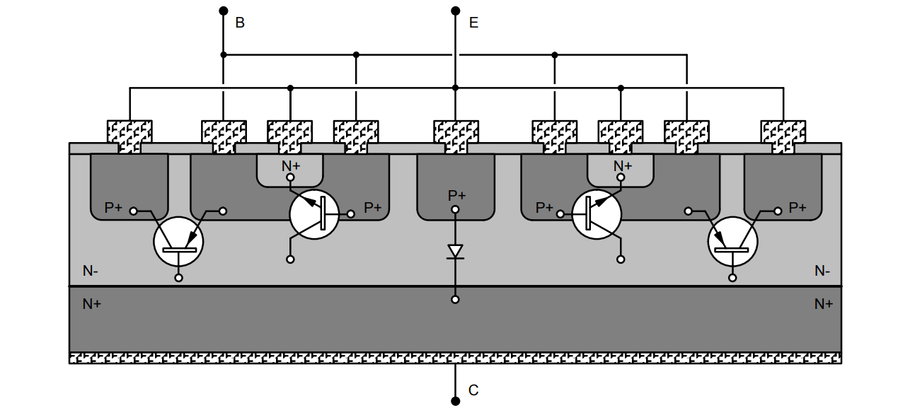 bjt What is this unusual NPNPNP transistor pair? Electrical