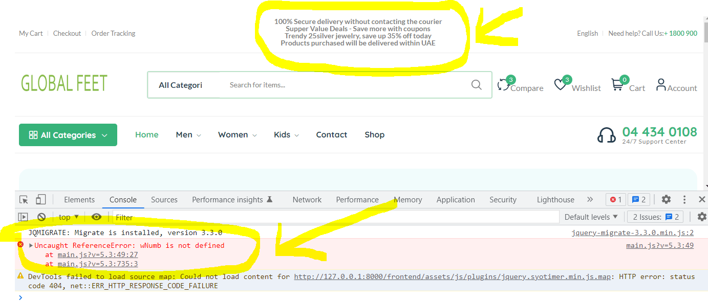 javascript Uncaught ReferenceError wNumb is not defined in Laravel
