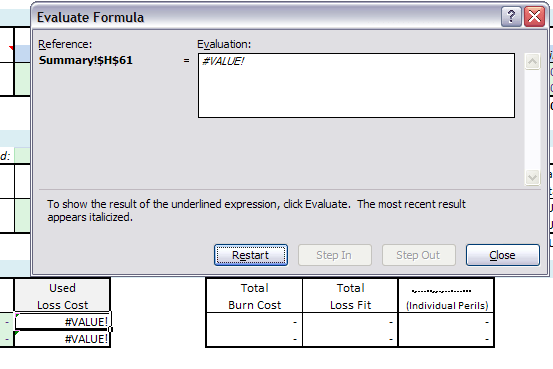 Excel is calculating a formula with a VBA function as an error unless