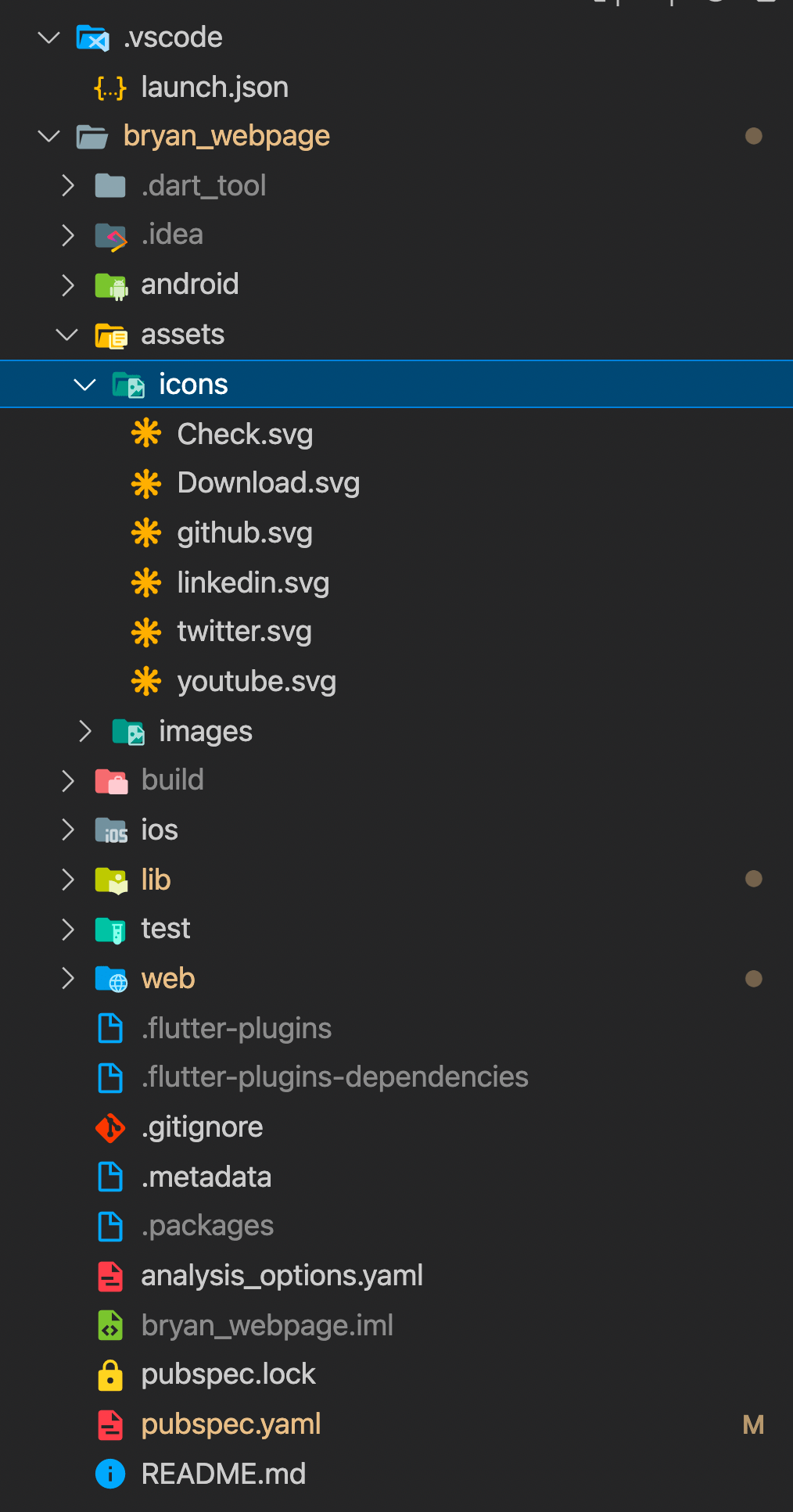 Error while trying to load an asset Failed to load asset at "" Flutter