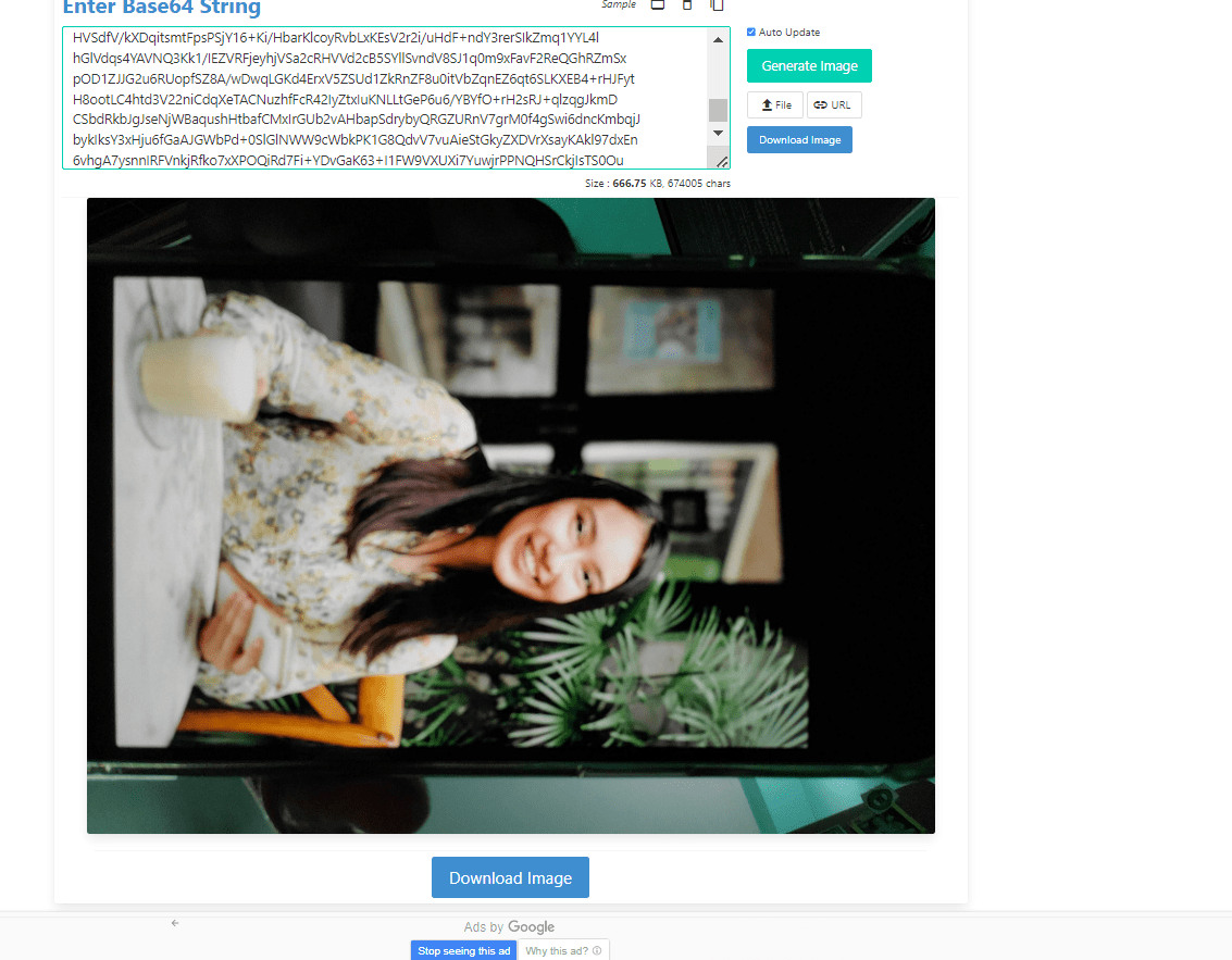 Converting inage to base64 is rotating the image in react native