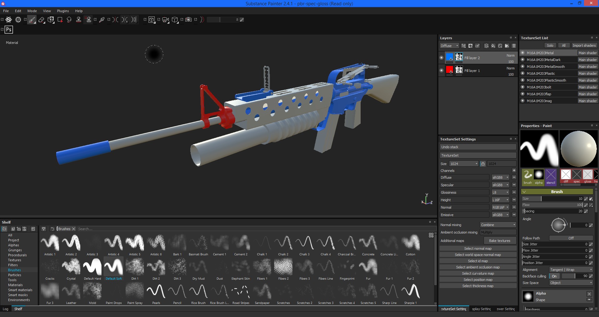 masking Substance Painter Face selection Mask Game Development