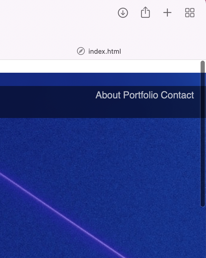 html Fixing nav bar made with Flexbox to top of page, but when you