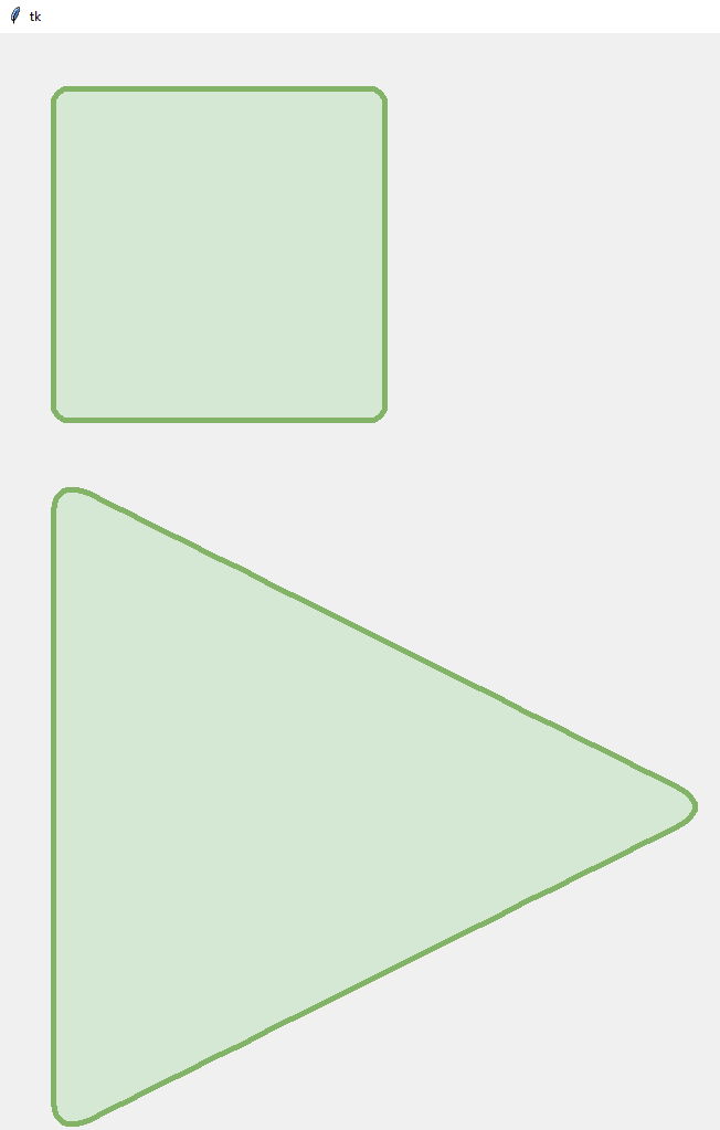 How to make a tkinter canvas rectangle with rounded corners?