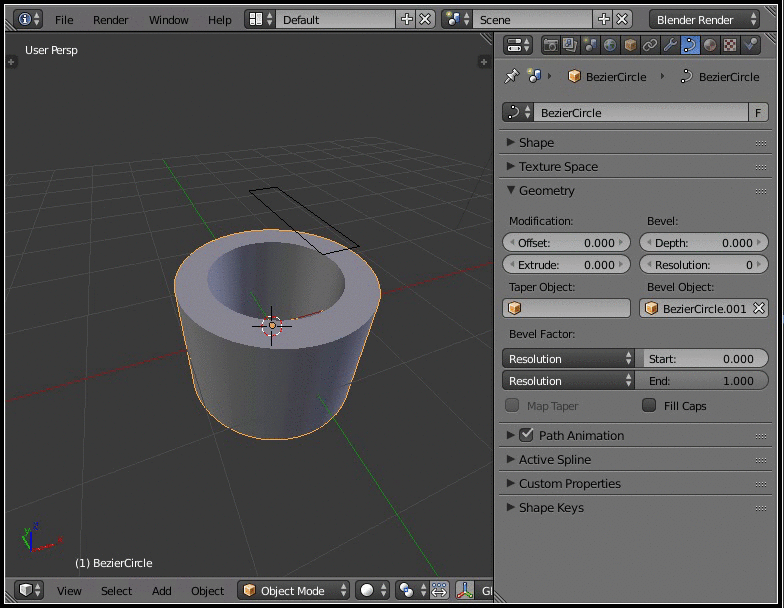 mesh Ways to create a cylindrical shell (annular volume)? Blender Stack Exchange
