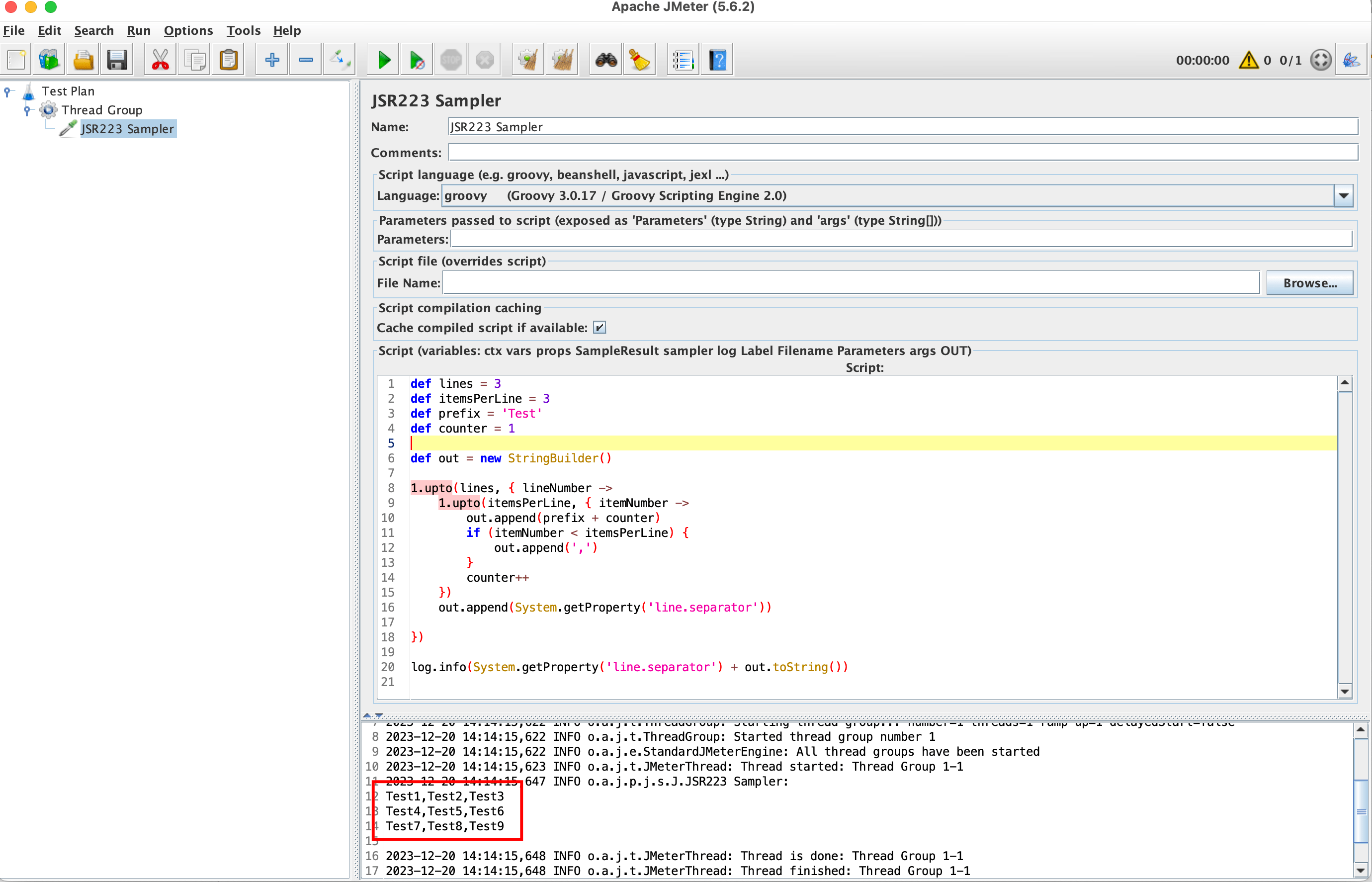 jmeter Beanshell Script to generate sequence of strings Stack Overflow