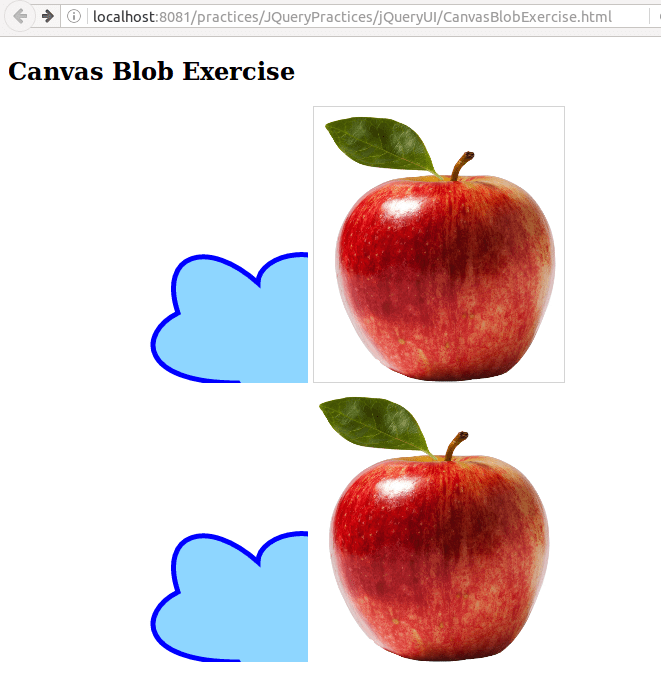 javascript Canvas.toBlob() gives url of a blank blob object? Stack