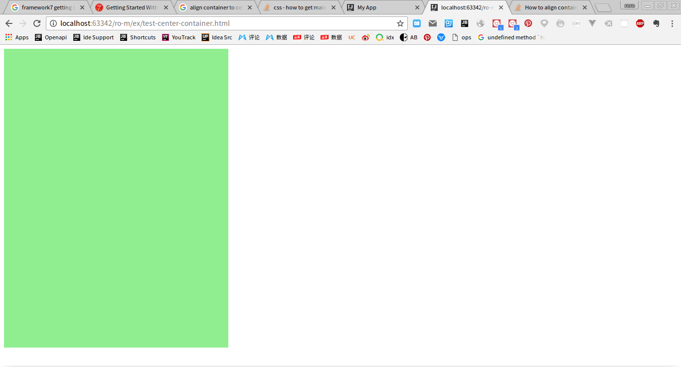 html How to align container to body center? Stack Overflow