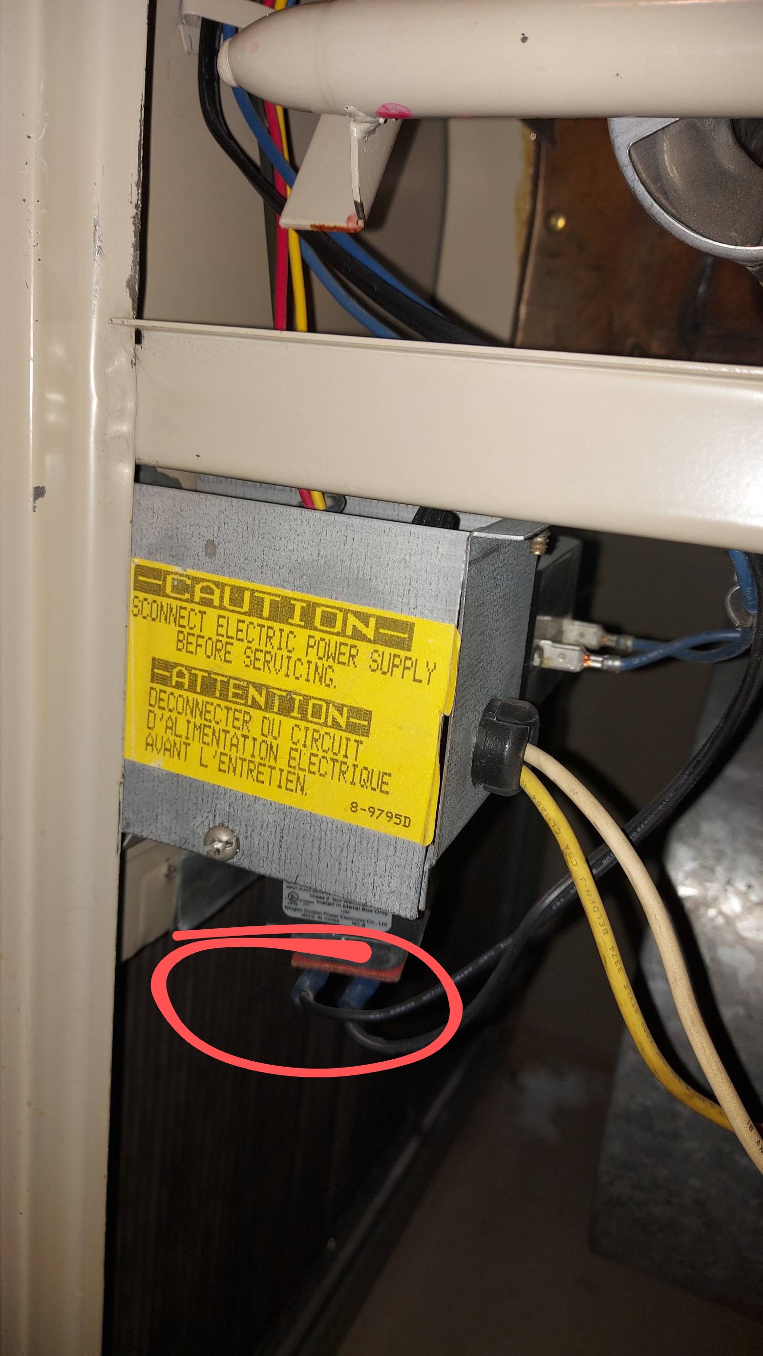Adding a C wire or Google Power Connector to an old Lennox furnace