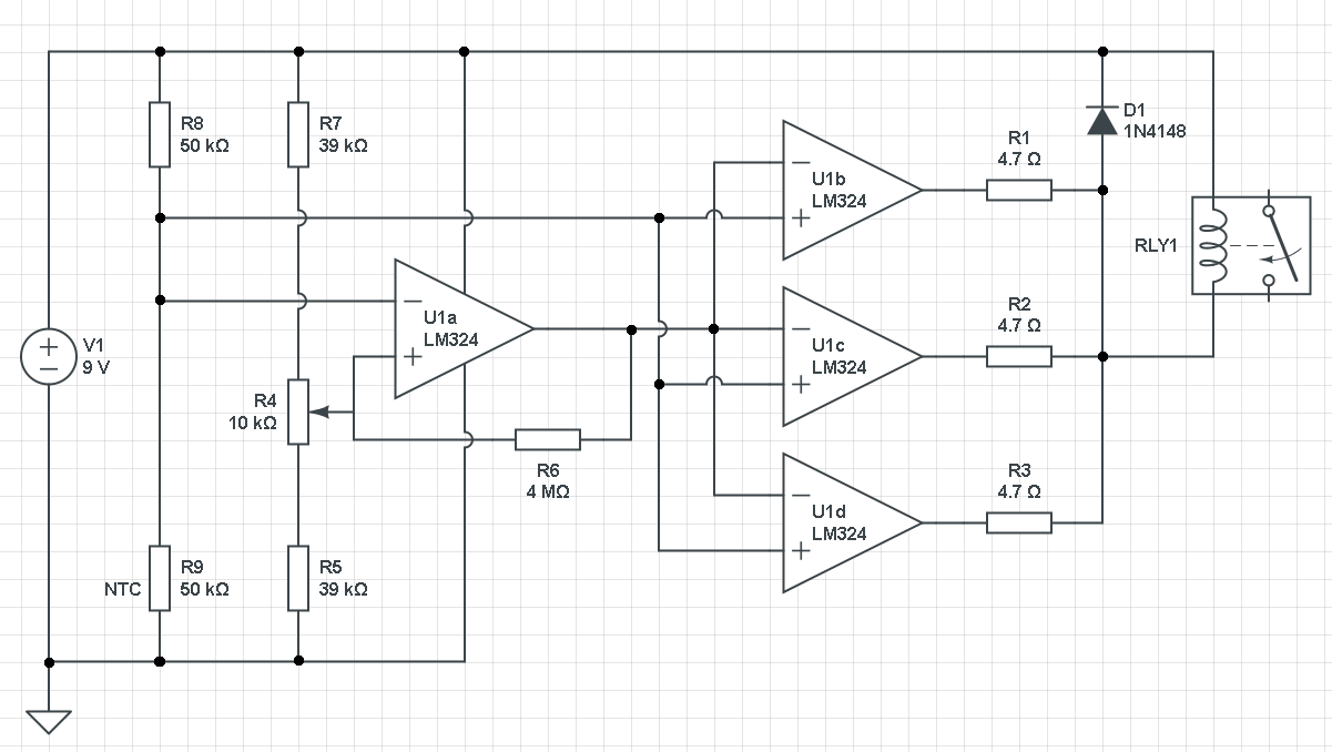 power Help with a simple comparator circuit Electrical Engineering
