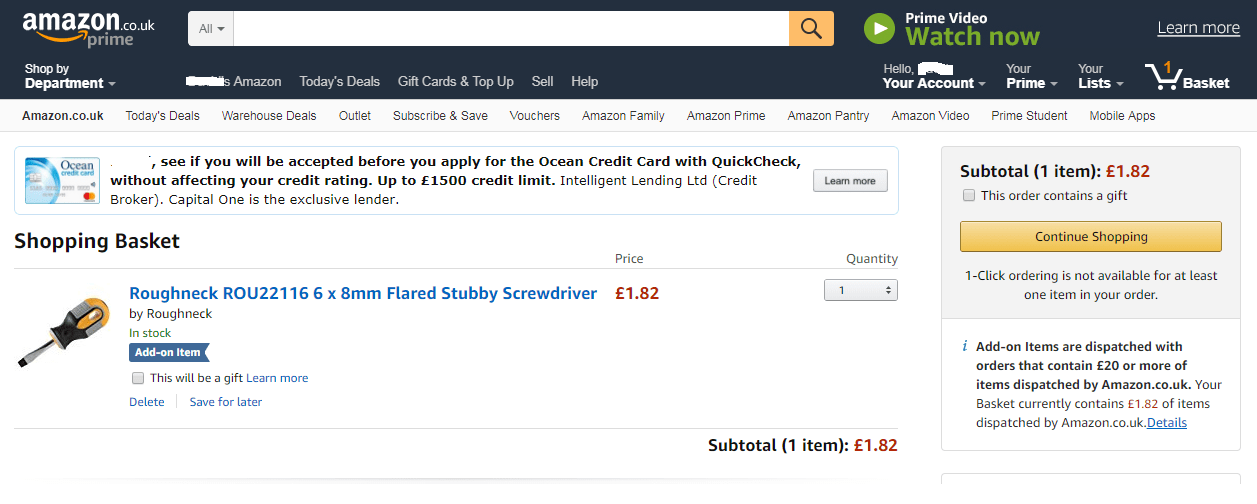 can't see the checkout option on amazon Web Applications Stack Exchange