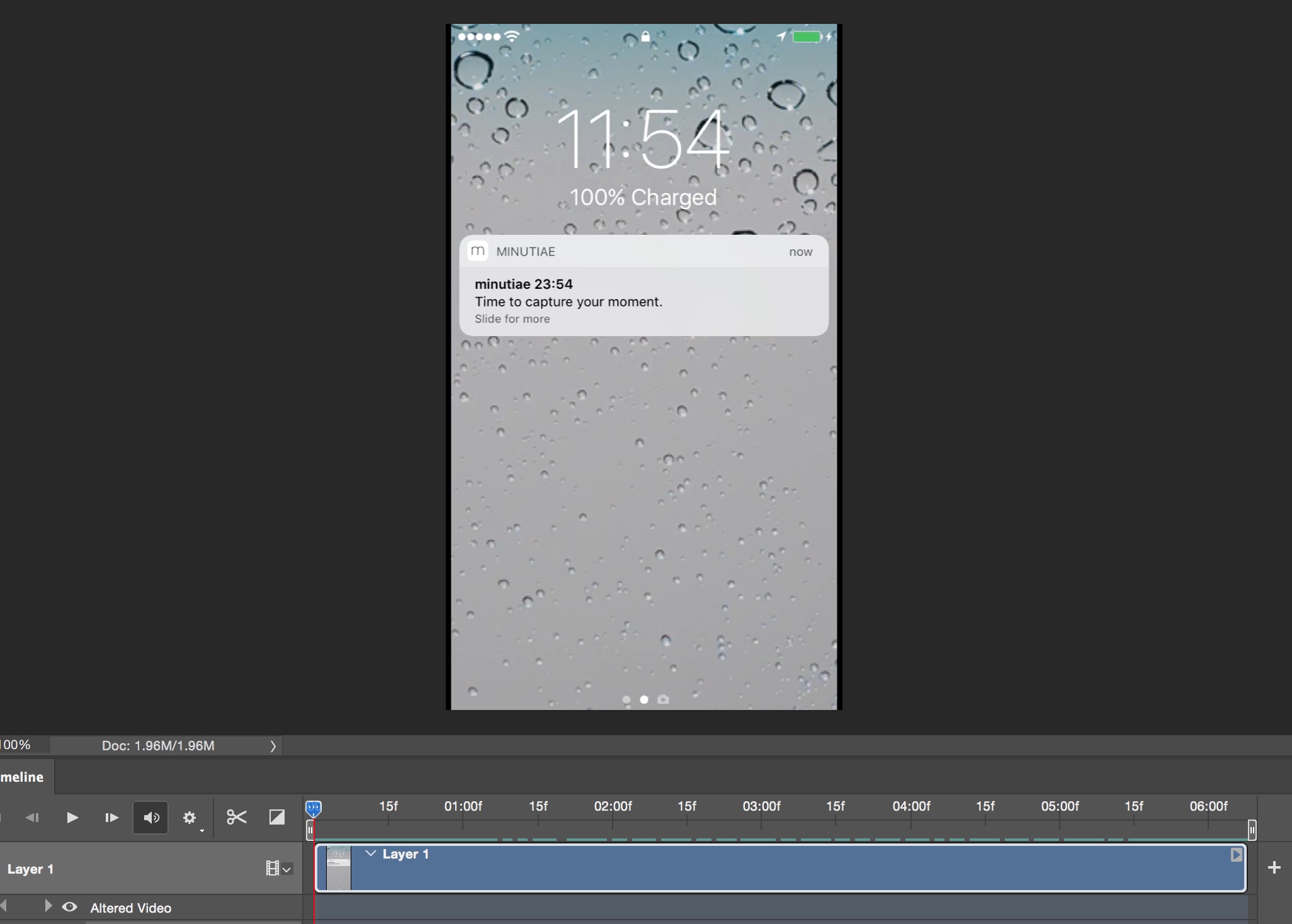 adobe Smart object video frame won't play on frame