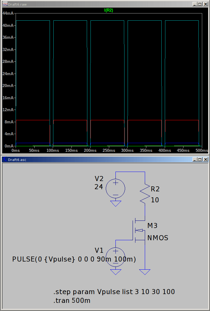 Electrical ltspice simple nmos circuit Valuable Tech Notes