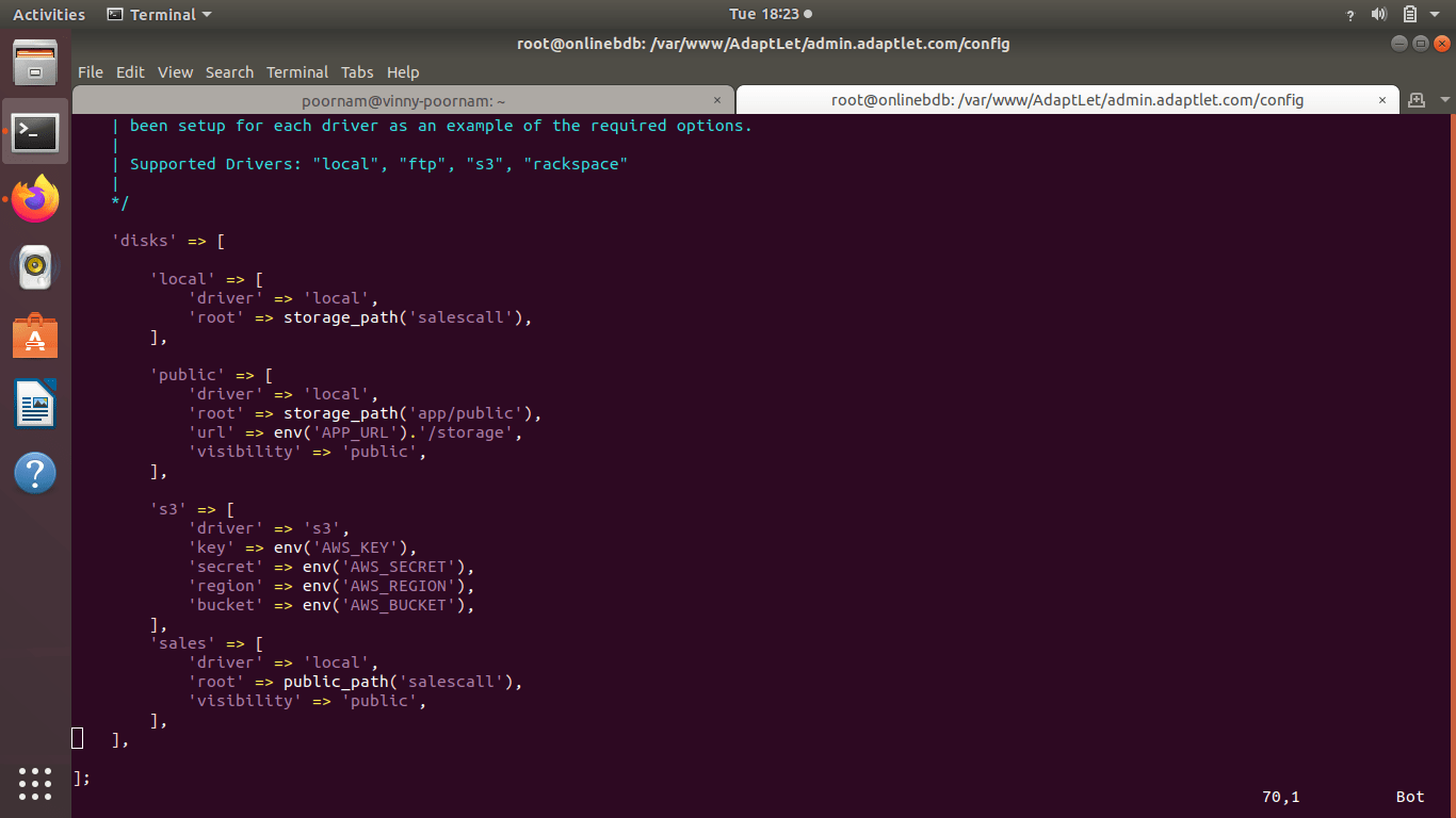 cant store the file using storeAs in laravel Stack Overflow
