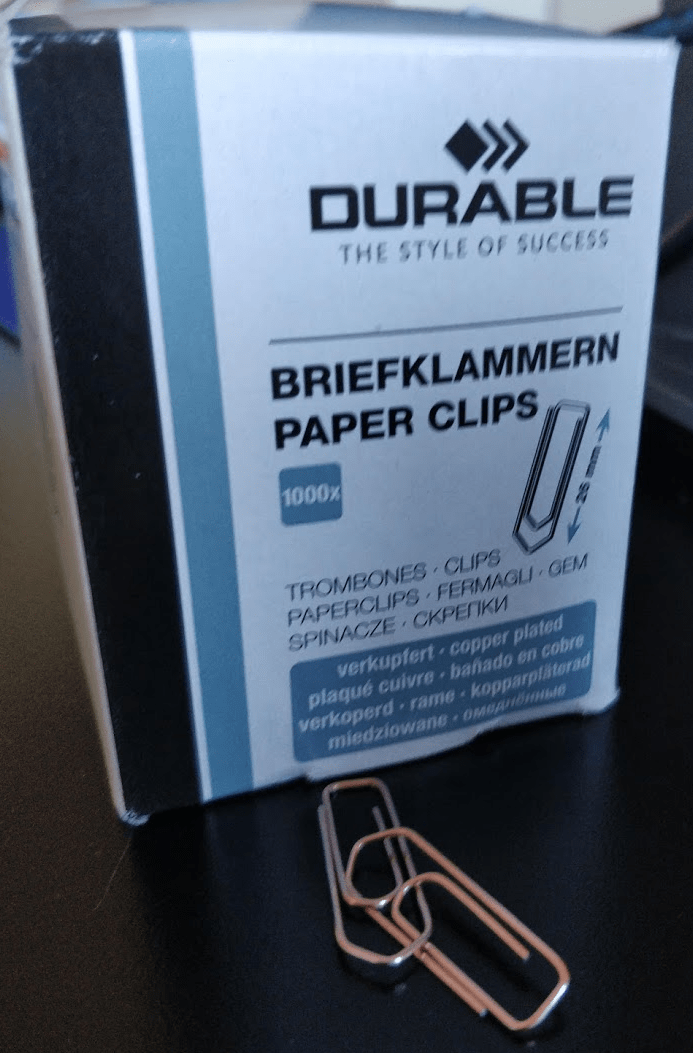 metallurgy What's the benefit of copper plating paper clips