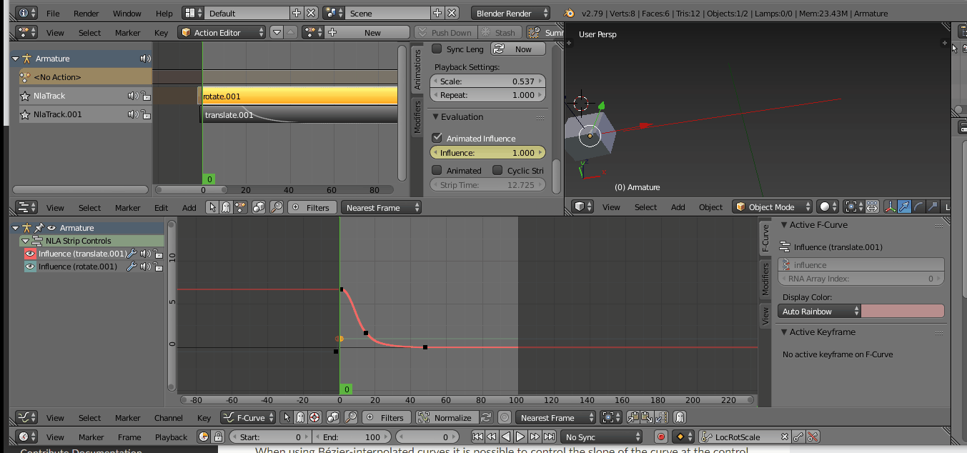 animation Blend two actions Blender Stack Exchange