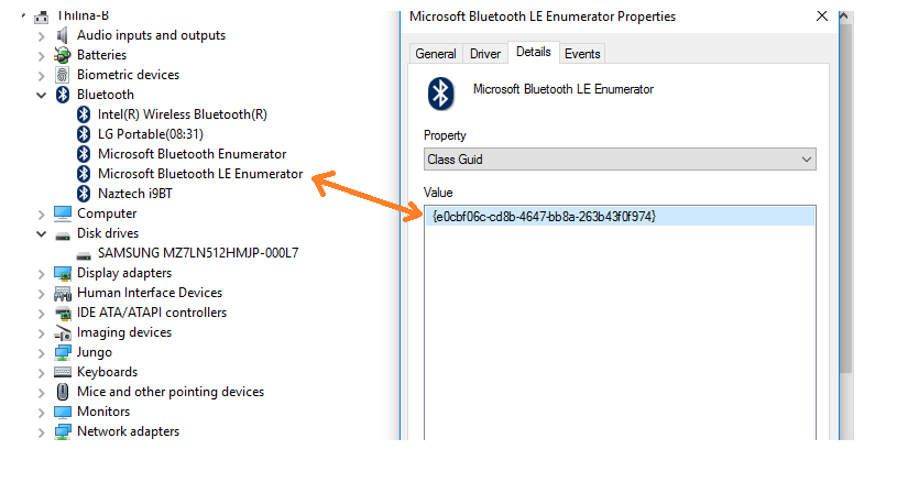 winapi Use Windows BLE using c++ Stack Overflow