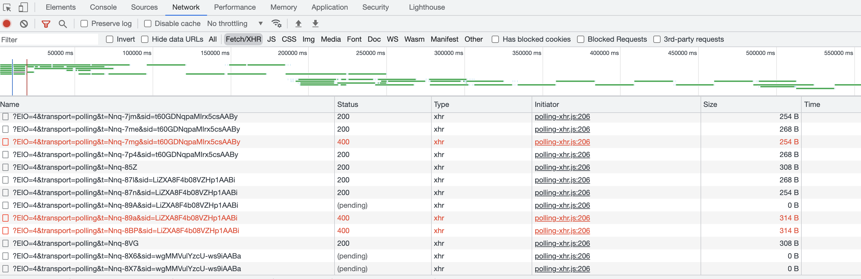 python 3.x Flask Socket IO return status 400 When deploy to Server