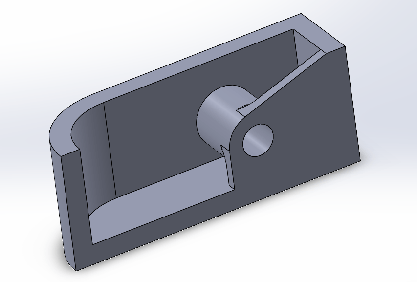 solidworks What are these hidden lines tangent to the circle