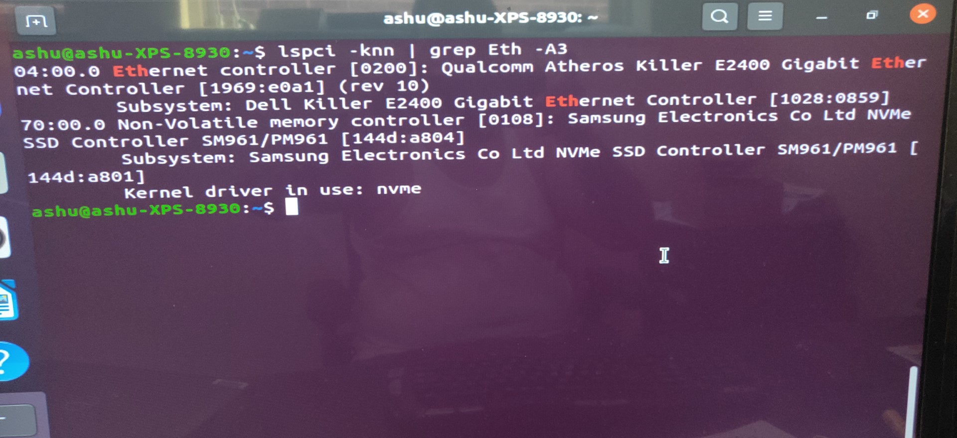 networking Ubuntu Linux 20.04 LTS couldn't recognize