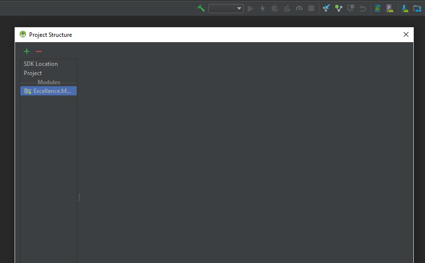cordova Android Studio unable to run application, no module? Stack