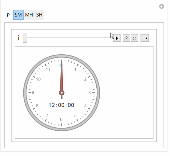 equation solving Study the possible coincidences of the three clock