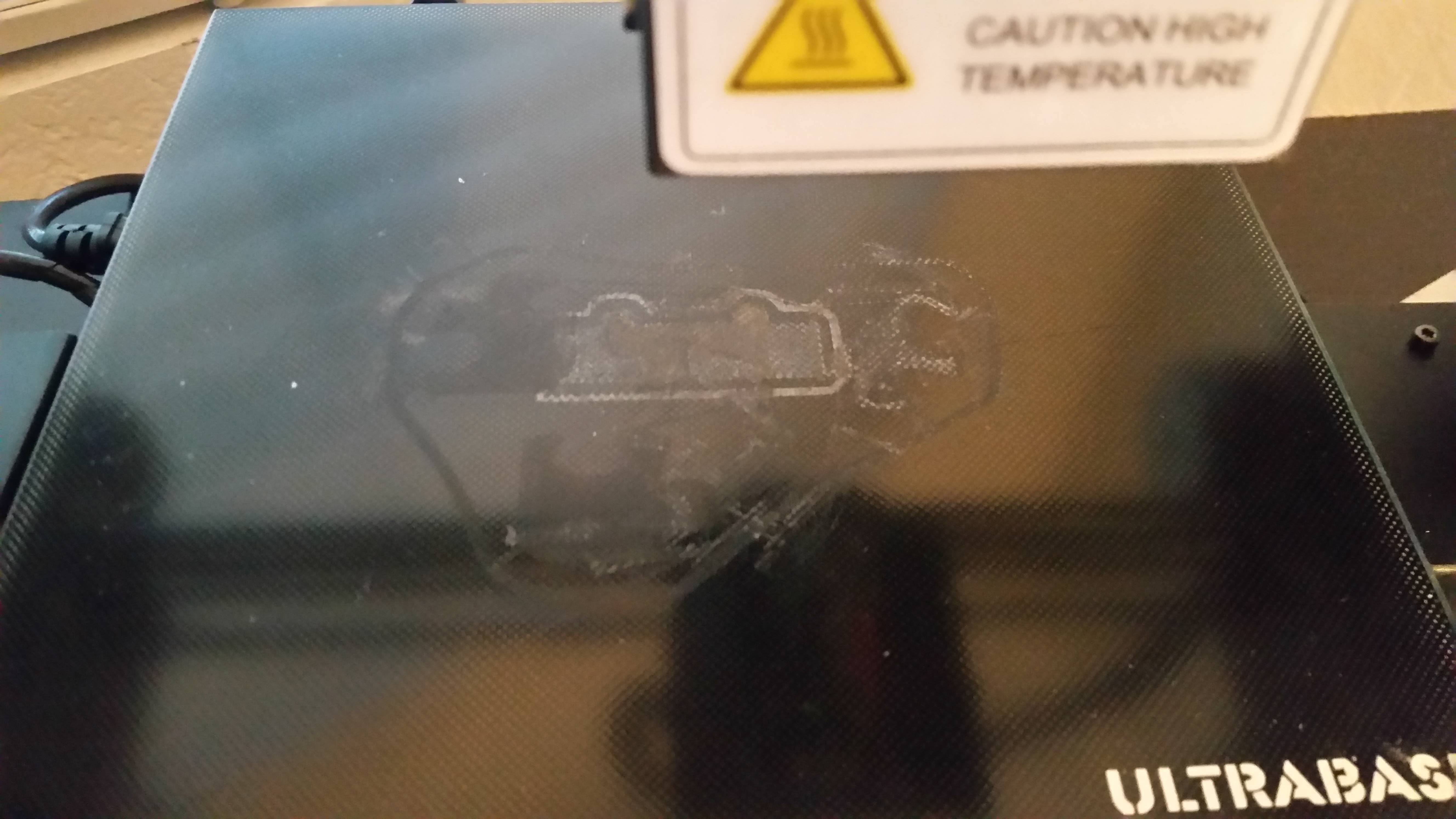 pla How to remove exess filament from bed after removing model 3D